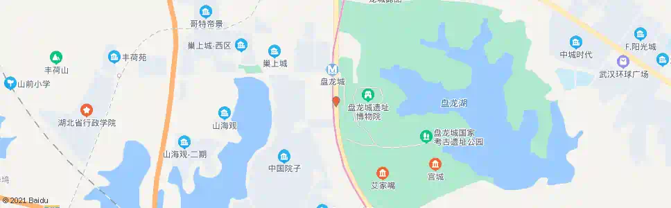 武汉盘龙大道肖陈湾_公交站地图_武汉公交_妙搜公交查询2025