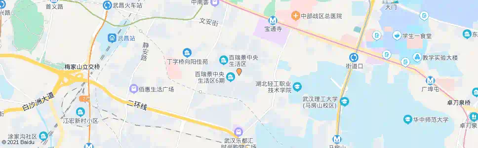 武汉宝通寺路艺术中心_公交站地图_武汉公交_妙搜公交查询2025
