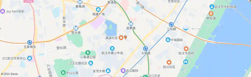武汉苗栗路高雄路口_公交站地图_武汉公交_妙搜公交查询2025