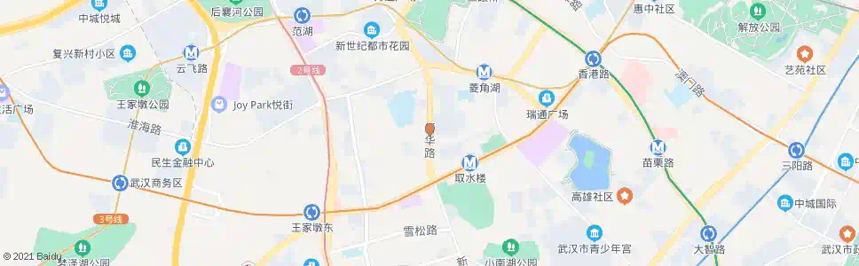武汉新华路北湖_公交站地图_武汉公交_妙搜公交查询2025