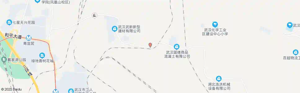 武汉21号公路龙家湖_公交站地图_武汉公交_妙搜公交查询2025