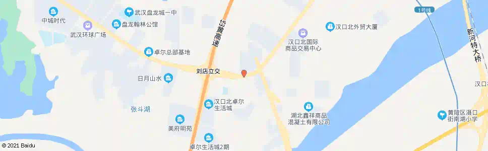武汉汉口北大道刘店_公交站地图_武汉公交_妙搜公交查询2025