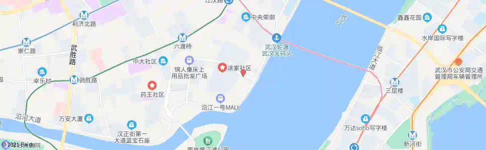 武汉民权路王家巷_公交站地图_武汉公交_妙搜公交查询2025