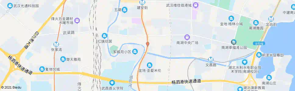 武汉南李路东方桥_公交站地图_武汉公交_妙搜公交查询2025