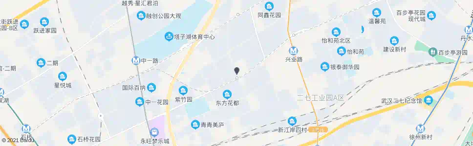 武汉后湖四路兴业路口_公交站地图_武汉公交_妙搜公交查询2025