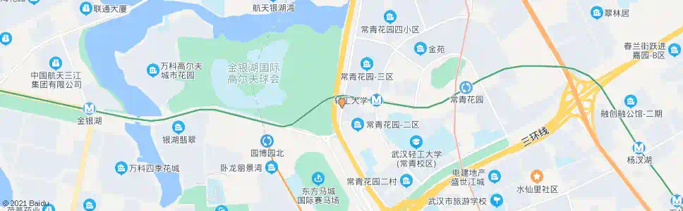 武汉常青北路花园中路_公交站地图_武汉公交_妙搜公交查询2025