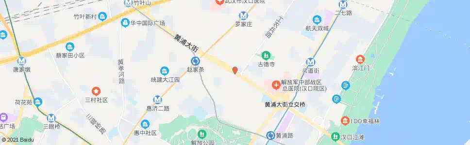 武汉黄浦大街工农兵路_公交站地图_武汉公交_妙搜公交查询2025
