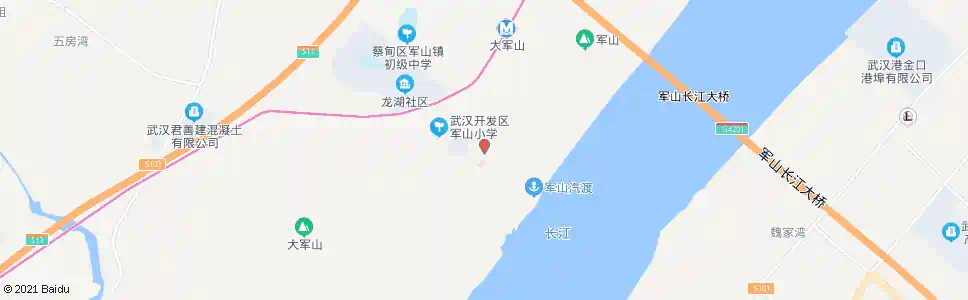 武汉观阵岭_公交站地图_武汉公交_妙搜公交查询2025