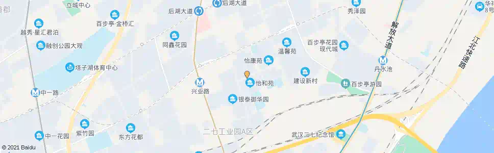 武汉安居西路怡和苑_公交站地图_武汉公交_妙搜公交查询2025