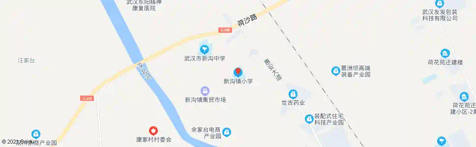 武汉市场街新沟镇小学_公交站地图_武汉公交_妙搜公交查询2025
