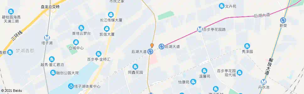 武汉建设大道地铁后湖大道站_公交站地图_武汉公交_妙搜公交查询2025