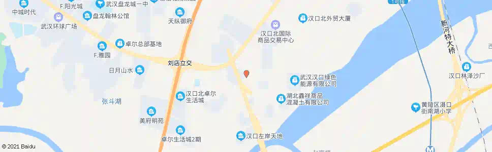 武汉汉黄路新村刘店_公交站地图_武汉公交_妙搜公交查询2025