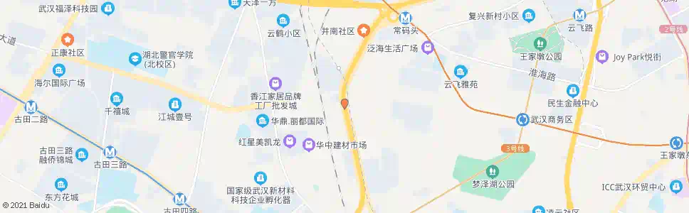 武汉汉西路汉西苑_公交站地图_武汉公交_妙搜公交查询2025