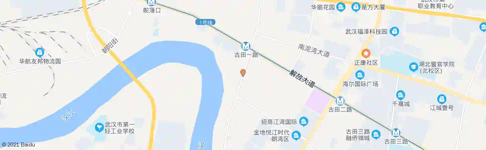 武汉古田一路生鲜市场_公交站地图_武汉公交_妙搜公交查询2025