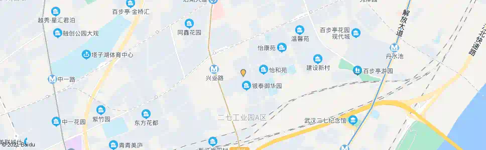 武汉安居西路银泰御华园_公交站地图_武汉公交_妙搜公交查询2025