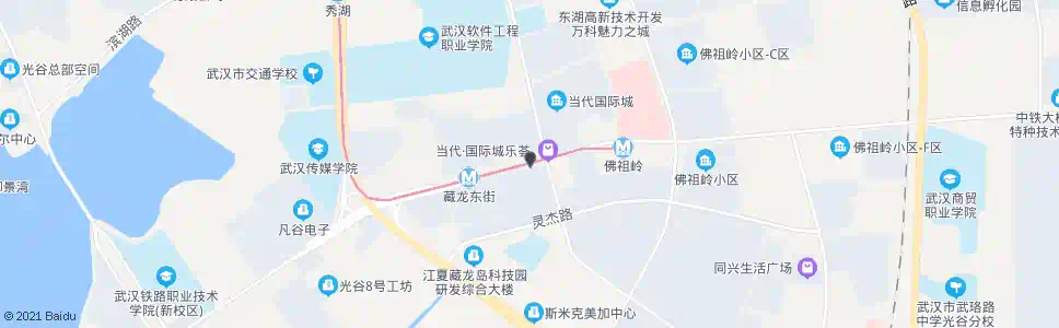 武汉高新六路长咀社区_公交站地图_武汉公交_妙搜公交查询2025