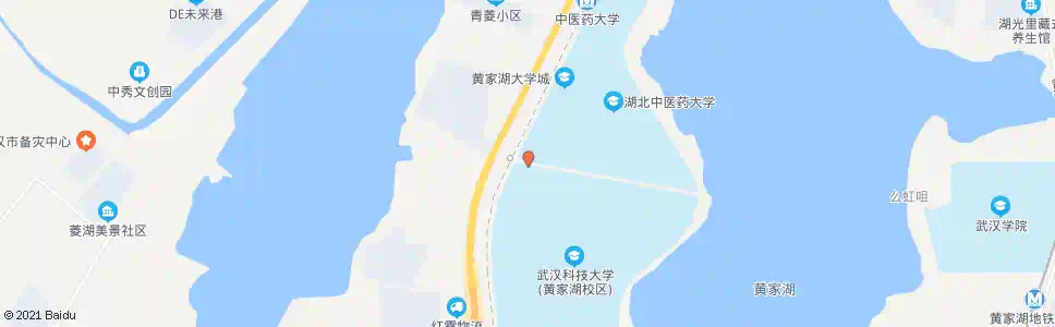 武汉黄家湖三街黄家湖西路_公交站地图_武汉公交_妙搜公交查询2025