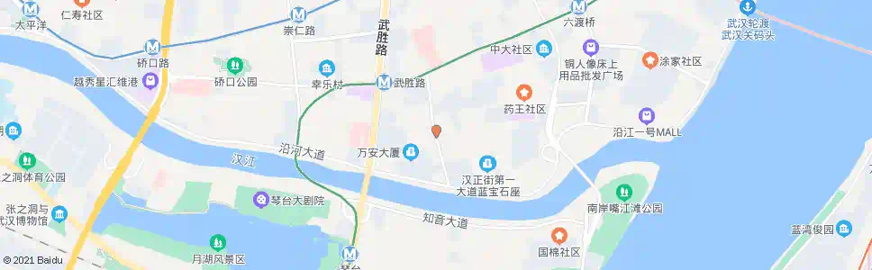 武汉利济南路汉正街_公交站地图_武汉公交_妙搜公交查询2025