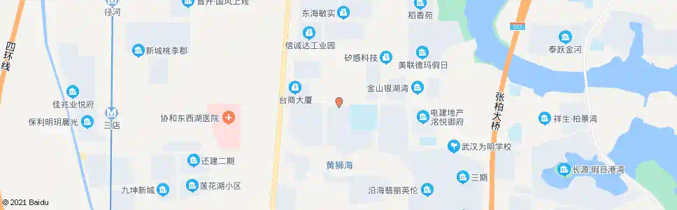 武汉鑫海花城北站_公交站地图_武汉公交_妙搜公交查询2025