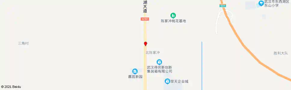 武汉东西湖大道跃进一队_公交站地图_武汉公交_妙搜公交查询2025