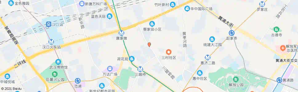 武汉三眼桥路海虹景_公交站地图_武汉公交_妙搜公交查询2025