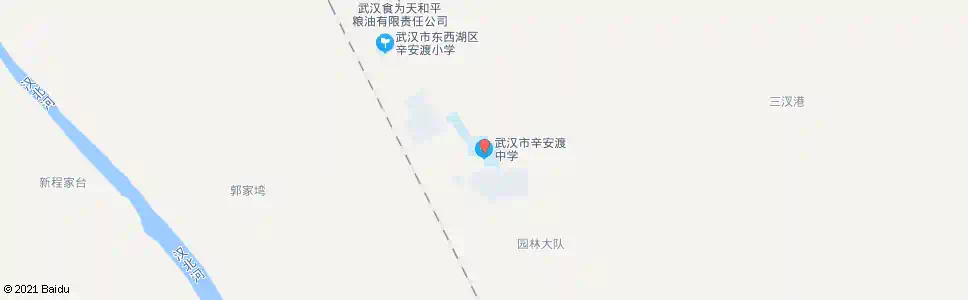 武汉张辛路辛安渡中学_公交站地图_武汉公交_妙搜公交查询2025