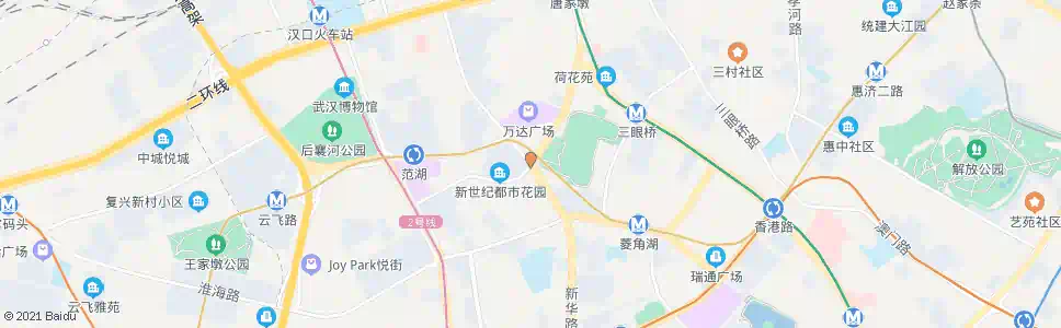 武汉马场角路新华路_公交站地图_武汉公交_妙搜公交查询2025