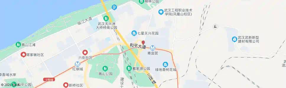 武汉和平大道建设十一路_公交站地图_武汉公交_妙搜公交查询2025