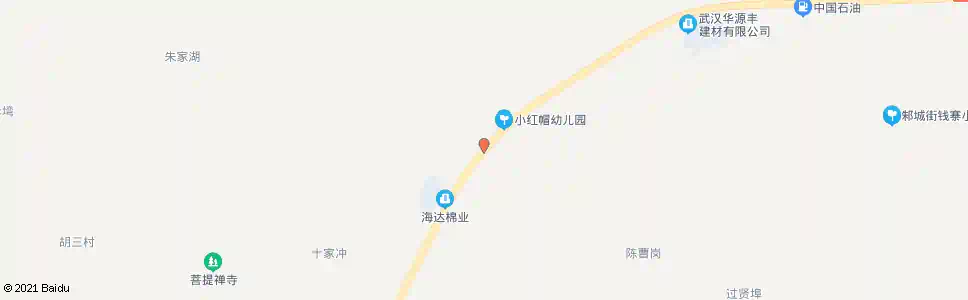 武汉新施公路长岭村_公交站地图_武汉公交_妙搜公交查询2025