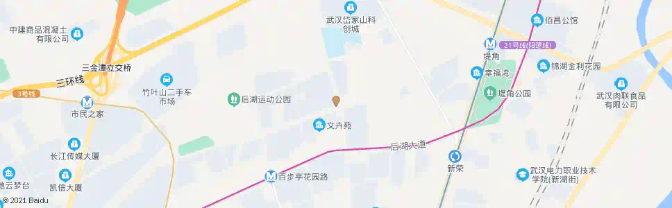 武汉幸福路百步亭花园路口_公交站地图_武汉公交_妙搜公交查询2025