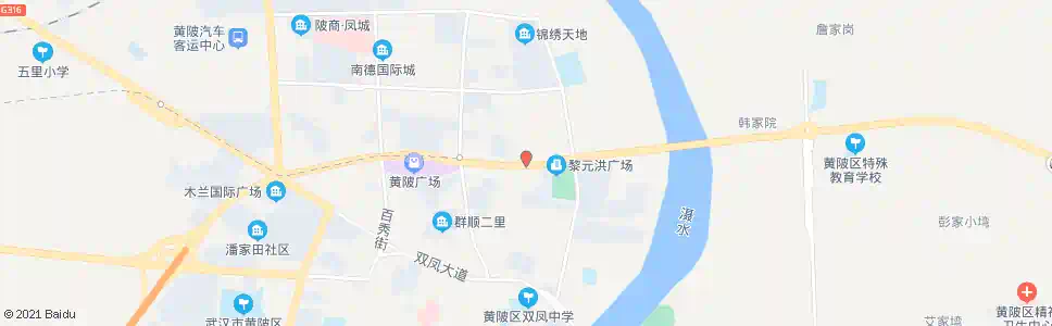 武汉黄陂大道黎元洪广场_公交站地图_武汉公交_妙搜公交查询2025