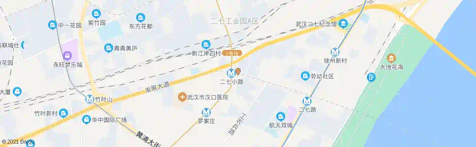 武汉二七路建设大道口_公交站地图_武汉公交_妙搜公交查询2025