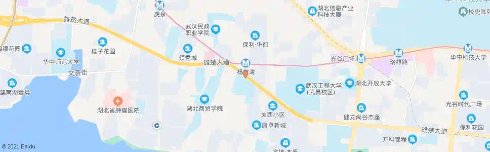 武汉雄楚大道BRT楚平路站_公交站地图_武汉公交_妙搜公交查询2025