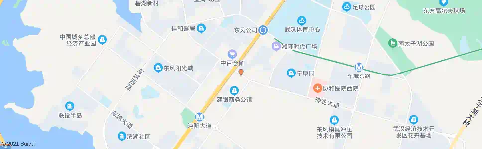 武汉神龙大道开发区一中_公交站地图_武汉公交_妙搜公交查询2025
