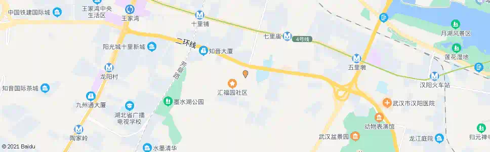武汉麒麟路汉桥村_公交站地图_武汉公交_妙搜公交查询2025
