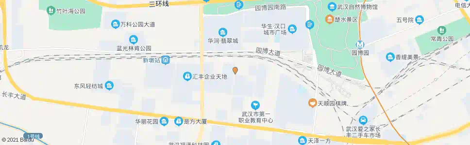 武汉长丰路丰美路_公交站地图_武汉公交_妙搜公交查询2025