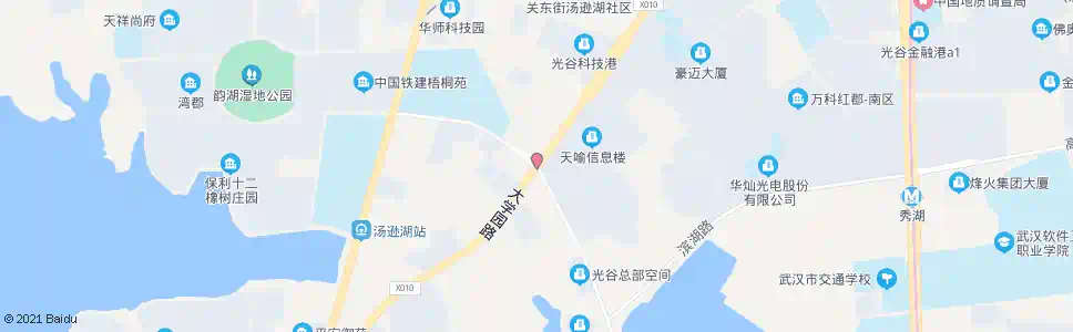 武汉大学园路罗友村_公交站地图_武汉公交_妙搜公交查询2025