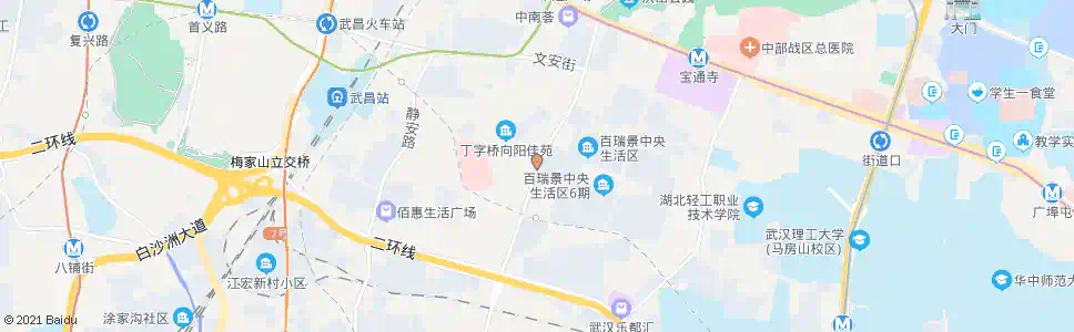 武汉丁字桥路涂家岭_公交站地图_武汉公交_妙搜公交查询2025