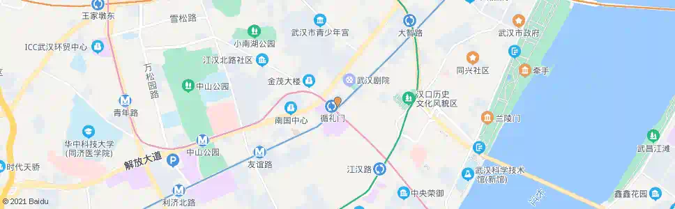 武汉循礼门站_公交站地图_武汉公交_妙搜公交查询2025