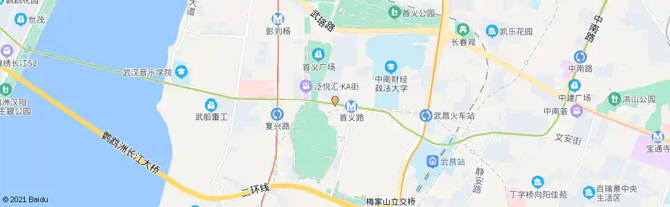 武汉张之洞路首义路_公交站地图_武汉公交_妙搜公交查询2025