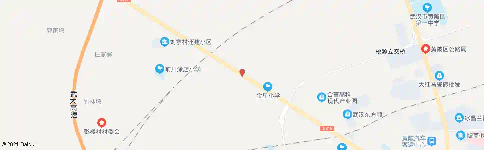 武汉黄孝公路付店村_公交站地图_武汉公交_妙搜公交查询2025