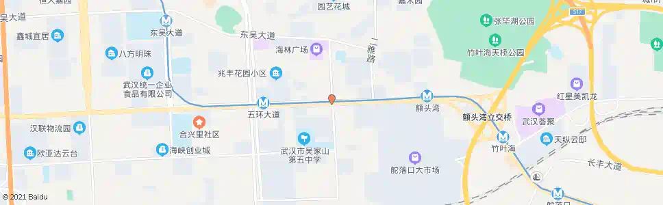 武汉三秀路东西湖大道口_公交站地图_武汉公交_妙搜公交查询2025