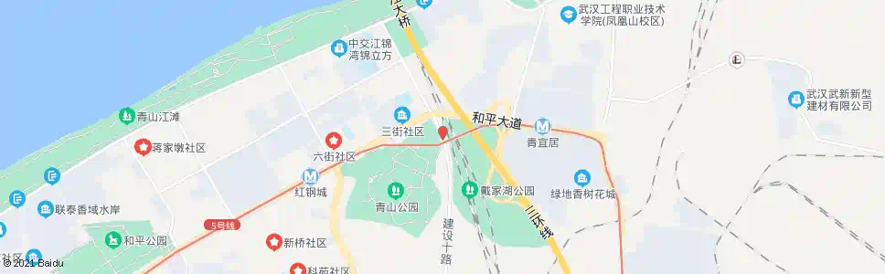 武汉建设十路和平大道口_公交站地图_武汉公交_妙搜公交查询2025