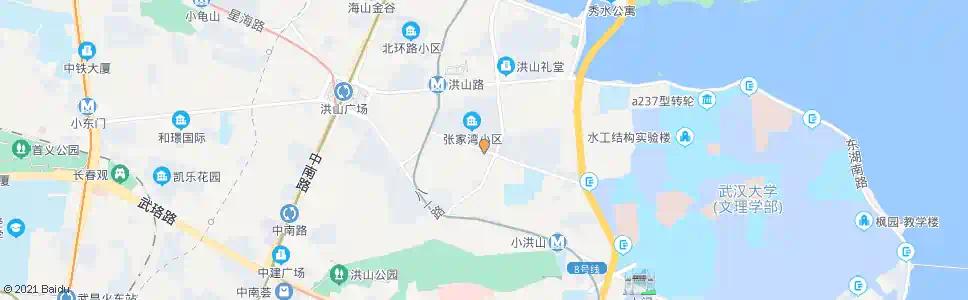 武汉洪山侧路东三路_公交站地图_武汉公交_妙搜公交查询2025