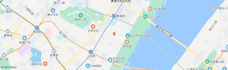 武汉沿江大道山海关路_公交站地图_武汉公交_妙搜公交查询2025