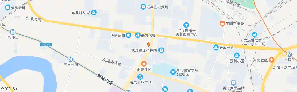 武汉古田二路长丰乡_公交站地图_武汉公交_妙搜公交查询2025