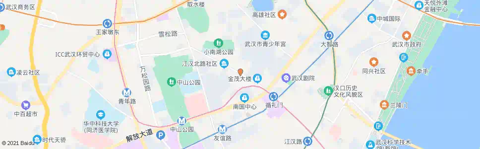 武汉江汉北路渣家路_公交站地图_武汉公交_妙搜公交查询2025