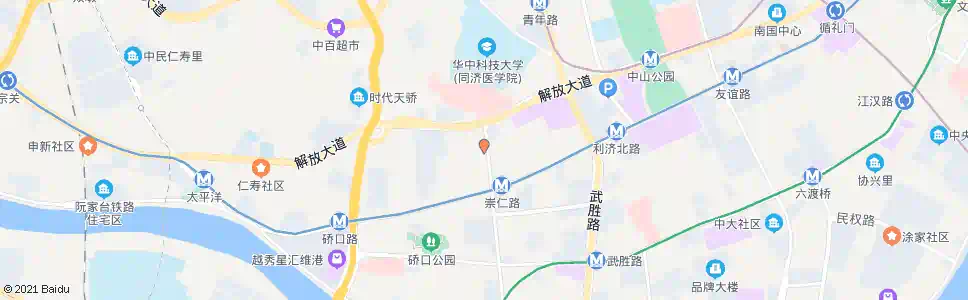 武汉体育路培训中心_公交站地图_武汉公交_妙搜公交查询2025