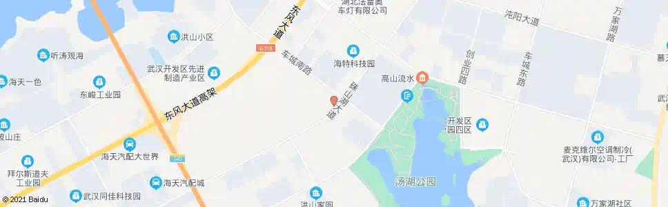 武汉珠山湖大道开发区海关_公交站地图_武汉公交_妙搜公交查询2025