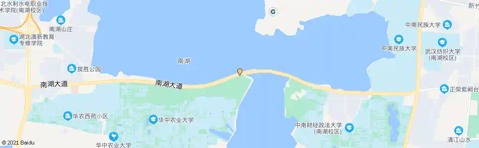 武汉南湖大道华中农大东_公交站地图_武汉公交_妙搜公交查询2025